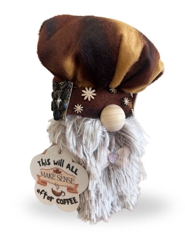 Coffee Brown Hat Chef Gnome