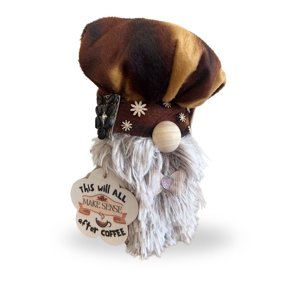 Coffee Brown Hat Chef Gnome